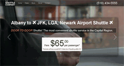Desktop Screenshot of albanyshuttle.com